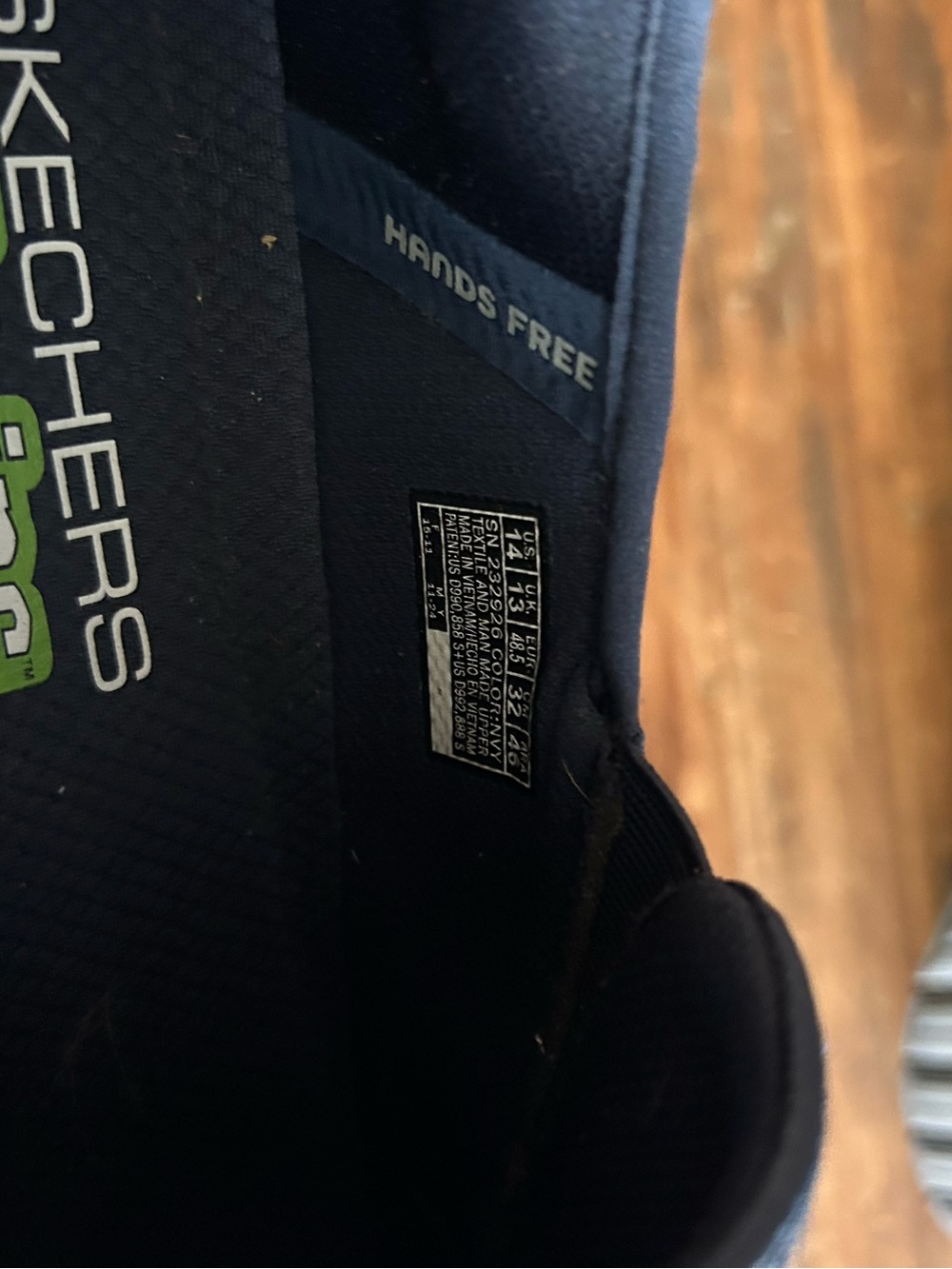 Skechers Men’s Slip-On Casual Shoes - Blue - Picture 6 of 6
